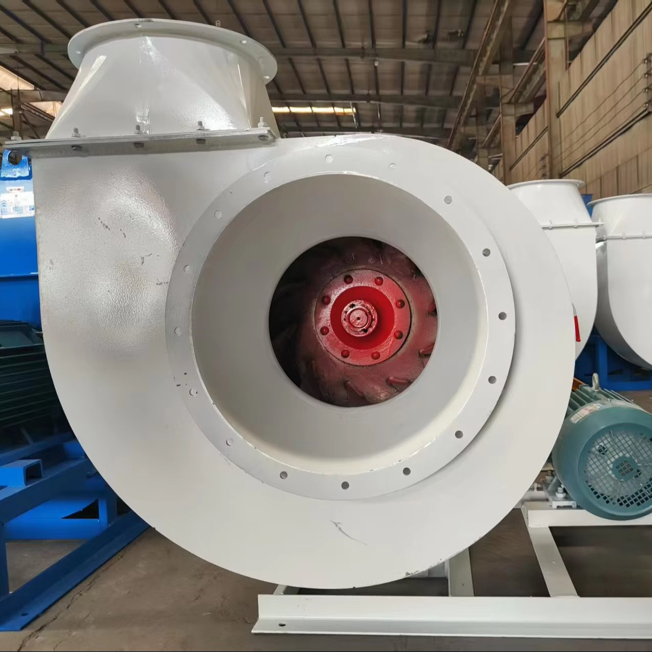 AC Centrifugal Cast Iron Fan for Indoor Ventilation Cooling Dust Removal Customizable OEM for Hotels Shopping Malls 380V